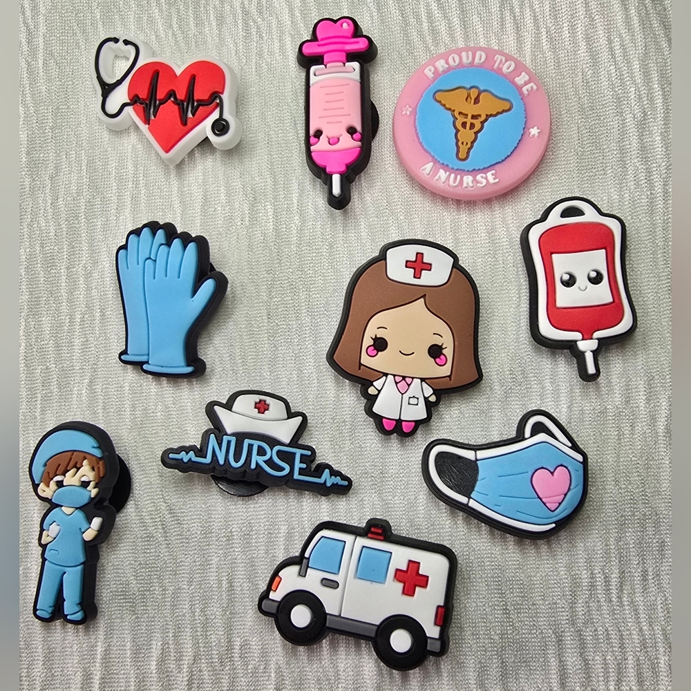 Nurse Croc Charms - NEW WITHOUT TAGS